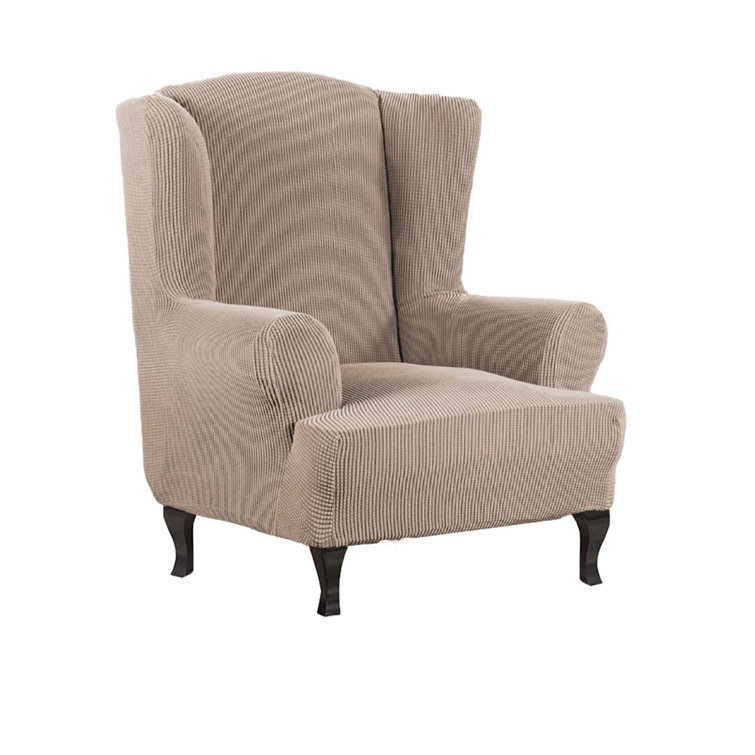 Latitude Run® TCushion Wingback Slipcover Wayfair